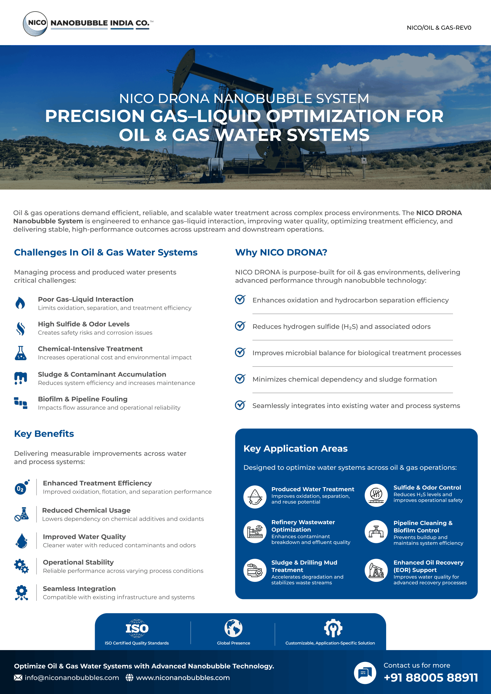 Nanobubble solutions for oil and gas